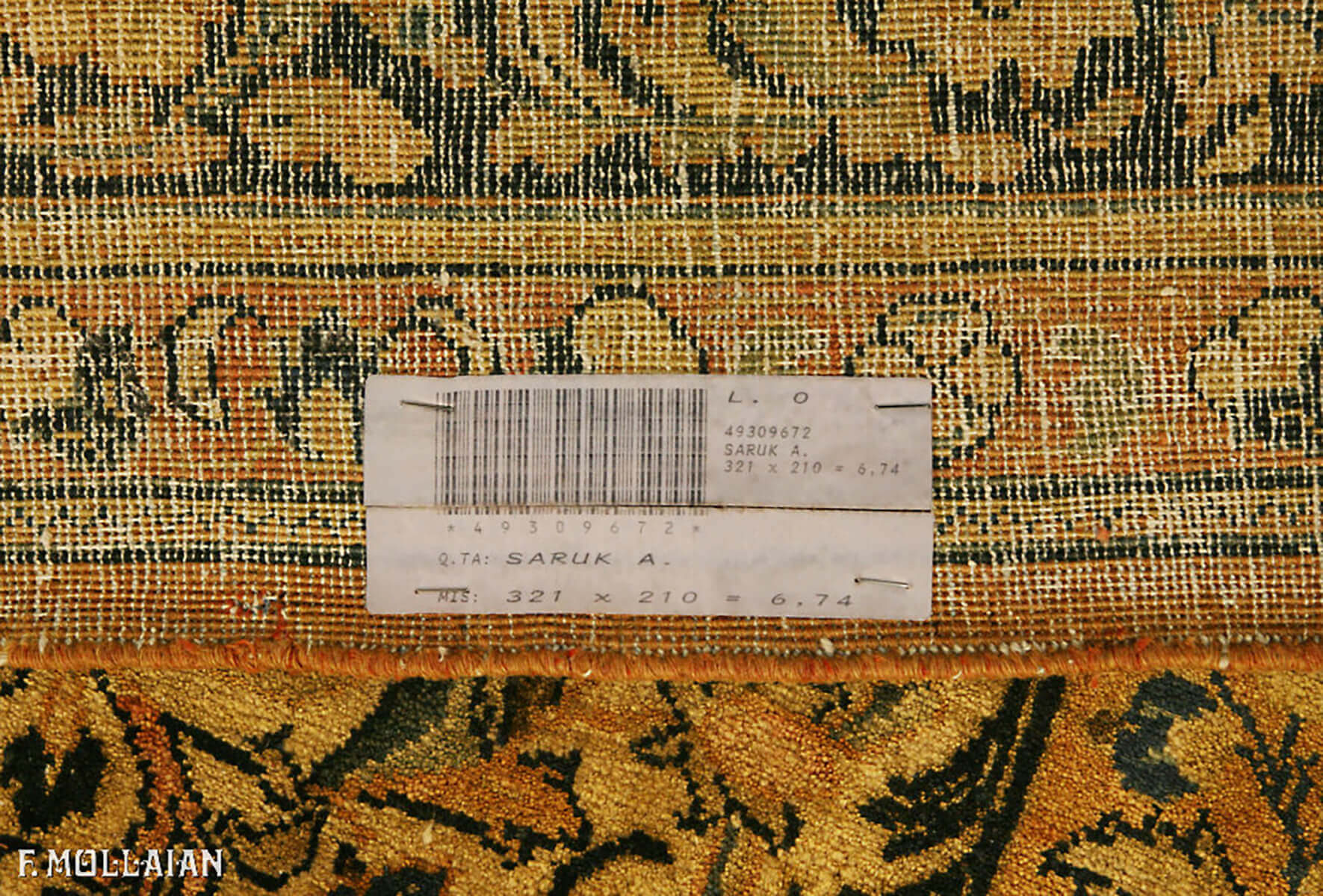 Tappeto Persiano Semi Antico Saruk n°:49309672